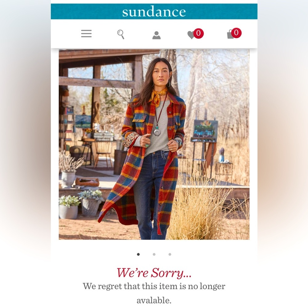 ‼️RARE‼️✨🔥NWT🔥🔮Sold Out🔮 ‼️Sundance‼️ Legacy Buffalo Plaid Jacket XS